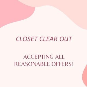 Closet Clear Out